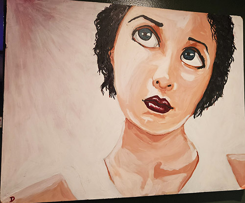 Girl in white