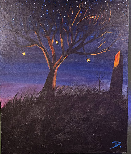 Tree and light