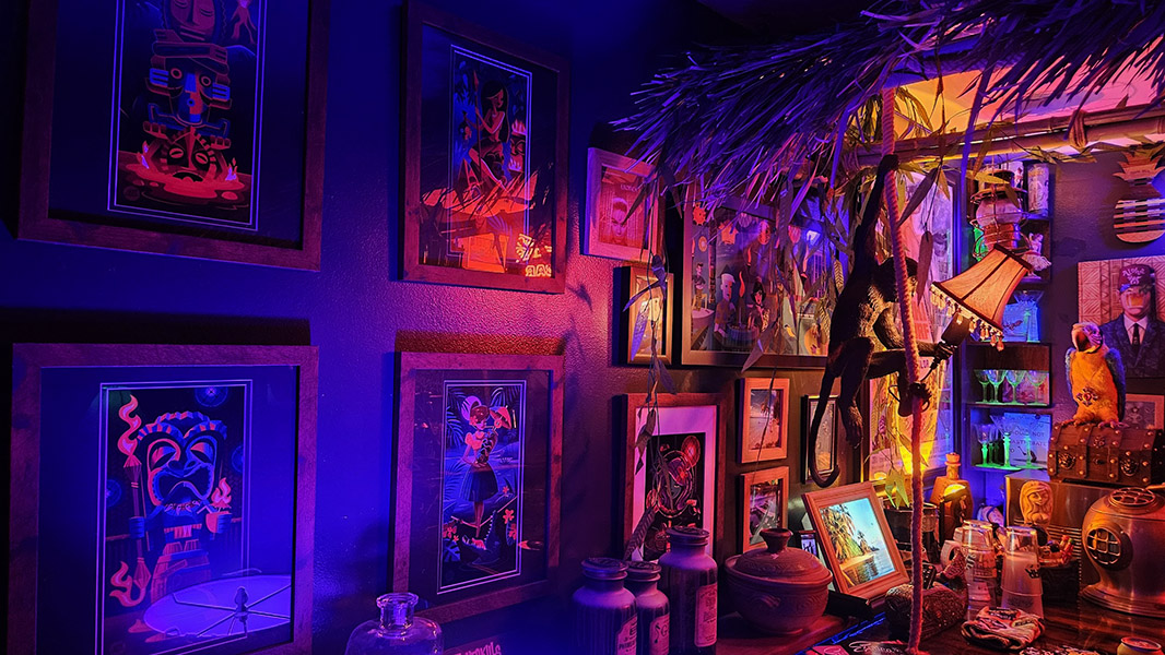 Left side of the bar